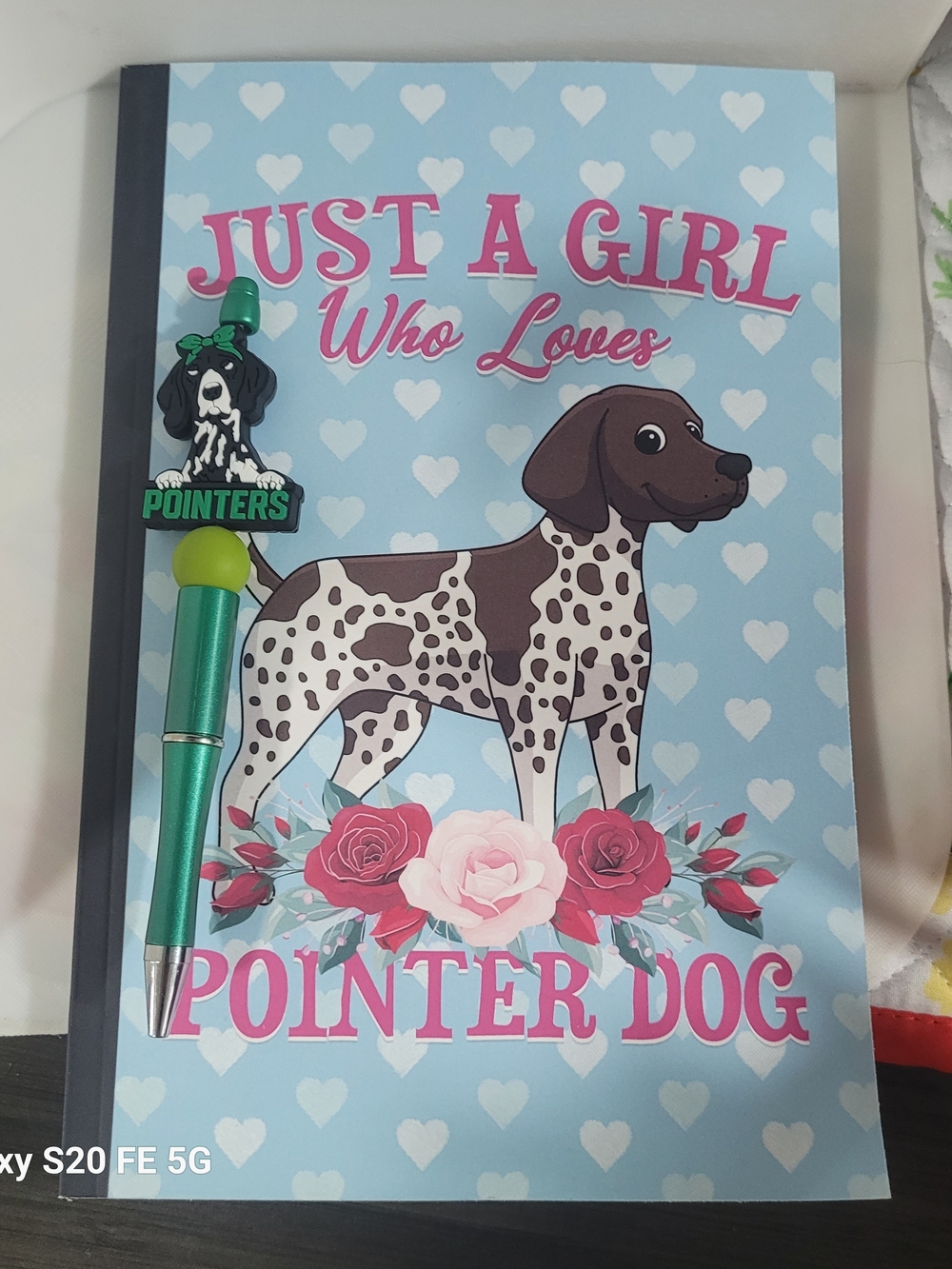 Just A Girl Who Loves Pointer Dog Notebook Bundle